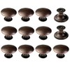 M MIMHOOY 12 Pack Cabinet Knobs Red Bronze Knobs for