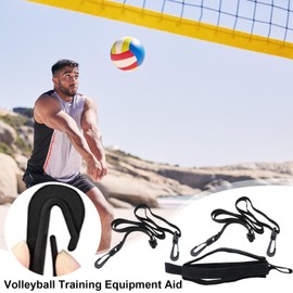Volleyball Serve Trainer - Football Trainer Aid - Adjustable Volleyball Practice Equipment to Serve Set and Pass for Beginners Experts