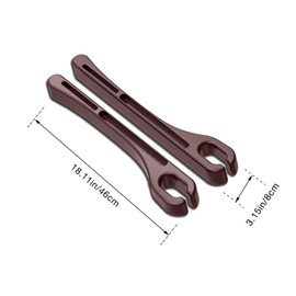 Piburth 2PCS Car Seat Gap Filler Organizer, Car Seat Gap Organizer with Phone Holder, Car Accessories Car Side Seat Gap Filler for Prevent Falling (Brown)