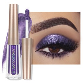 Anglicolor Glitter Eyeshadow Diamond, Liquid Eyeshadow Long-Lasting Quick-Dry, Lightweight Smooth, Shimmer Eyeshadow, Metals Gloss Sparkling Eyeliner Pen, Cosmetics Gift for Girls and Women