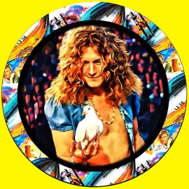 LED ZEPPELIN ROBERT PLANT  GYPSY STYLE BRACELET NECKPIN