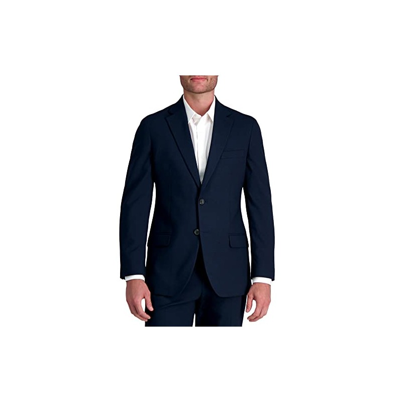 J.M. Haggar Men's Premium Stretch Tailored Fit Subtle Pattern Suit