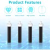 Brita Bottle Mouthpiece Replacement - 3PC Silicone Mouthpiece, 4PC Filter