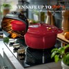 Overmont Enameled Cast Iron Dutch Oven - 7QT Pot with