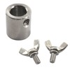 (6 Pieces) M6 Hand Twist Wire Rope Clamp 304 Stainless