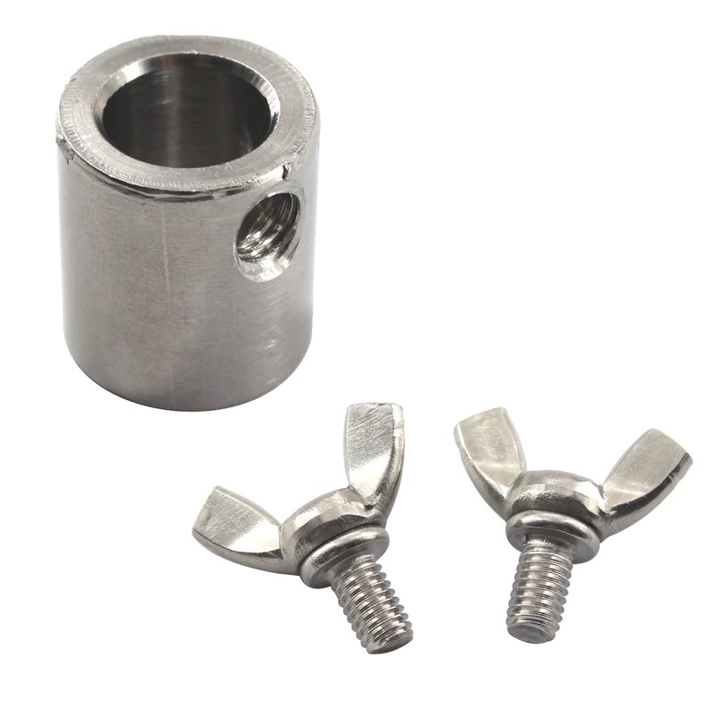 (6 Pieces) M6 Hand Twist Wire Rope Clamp 304 Stainless
