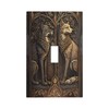Medieval Of Two Wolves 1 Gang Single Toggle Light Switch