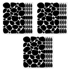 Pack of 15 Sheets/555 Dots Irregular Dalmation Stickers for Living Room Dalmatian Wallpaper Stickers Polka Dot Wall Stickers (1.5 to 6 cm) for Decorations for Living Room Packwith®