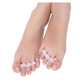 Lumiele 足指セパレーター 【両足用】 浮き指 ハンマートゥ フリーサイズ 男女兼用 (肌色)