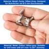 Shelf Brackets, Pack of 48, Angle Shelf Support with Pins