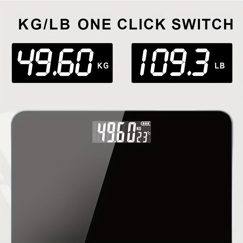 LED Display Digital Bathroom Weighing Scale with thermometer - Extra