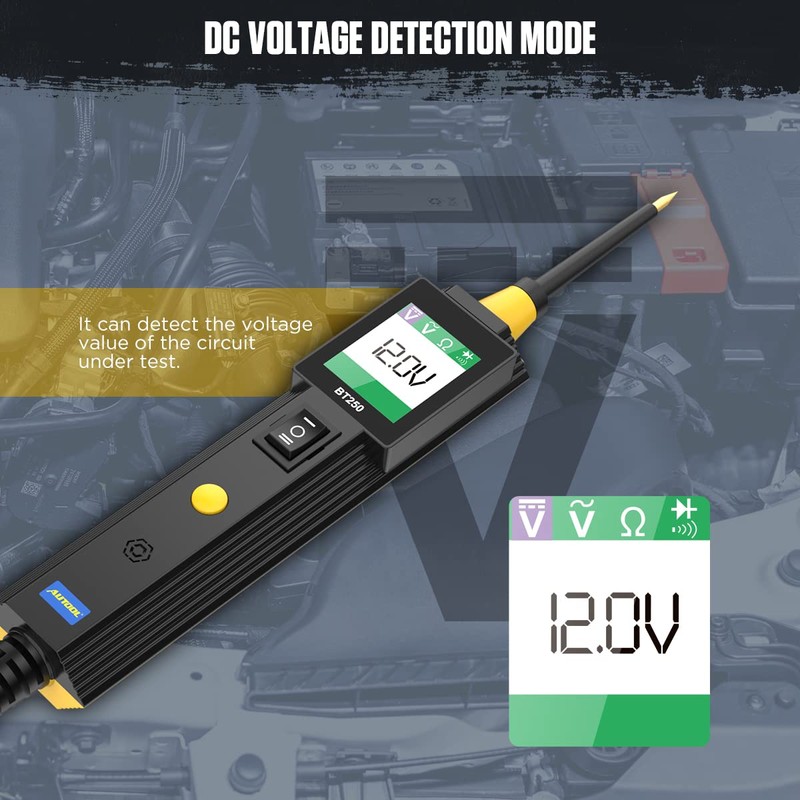 AUTOOl Power Circuit Probe Short Circuit Tester 6V-30V DC Test