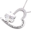 ALOV Jewelry Sterling Silver "Always my daughter forever my friend"