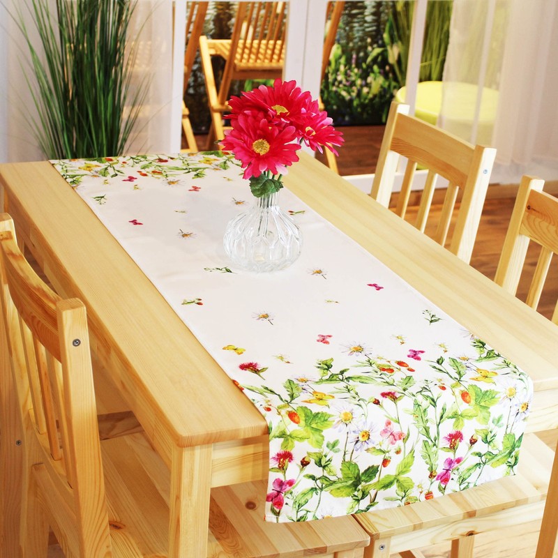 KAMACA Meadow Flowers and Butterflies Series High-Quality Print Motif with