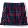 Lands' End Uniform Plaid Side Pleat Skort Above The Knee