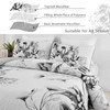 Floral Quilt Set Queen 3 Pieces Grey Floral Quilt Coverlet
