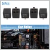 RATCHROLL 5pcs JD2912-1Z-24VDC 5 Pin 40A 28VDC DC 24V Universal