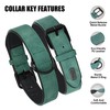 Didog Soft Padded Leather Dog Collar, Breathable Heavy Duty Dog