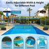 Pool Volleyball Net Set for Inground/Above Ground Pools with Sand-Filled