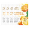 4pk Vitamin C + Collagen Hydrating Face Masks - Premium
