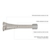 Design House 181701 Spring Door Stop, 10-Pack, Satin Nickel