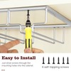 Nuovoware Wine Glass Rack, [2-Pack] Wine Glass Hanger Rack Under