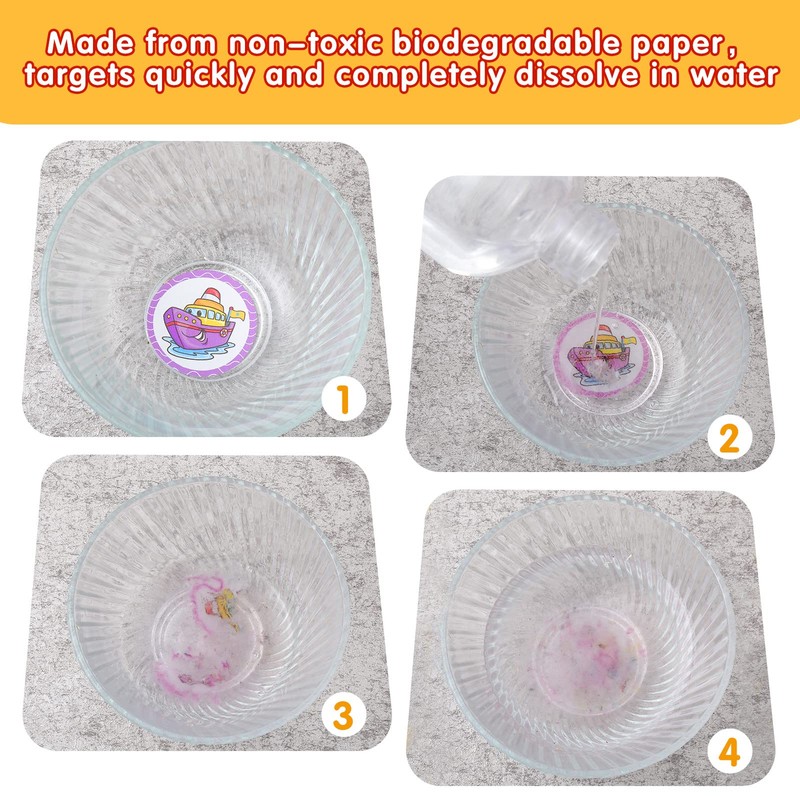 Eersida 120 Pcs Toilet Targets for Potty Training Boy Pee