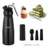 Dispensador De Crema Batida Negro De 500ml