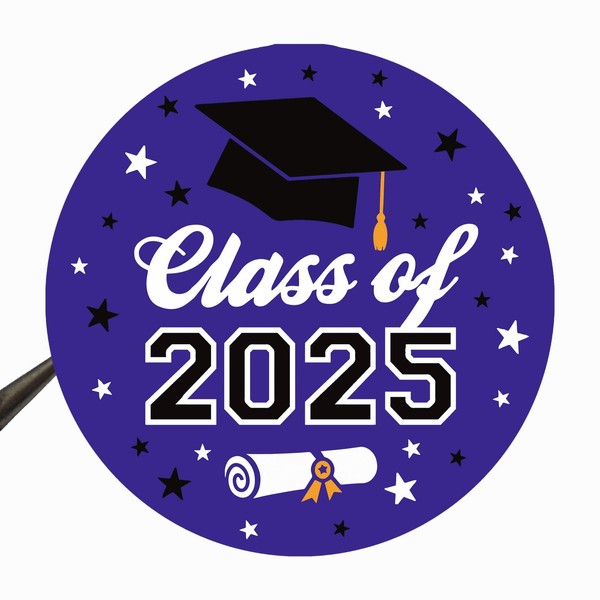 2025 Graduation Stickers, Party Favor Bag Labels, Graduation Party Favors
