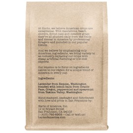 Lemon Lavender Mint, 100+ Servings, Eco-Conscious Zip Pouch, Caffeine Free, Pure Loose Leaf Tea Grown in America, 14 Ounce (Large)