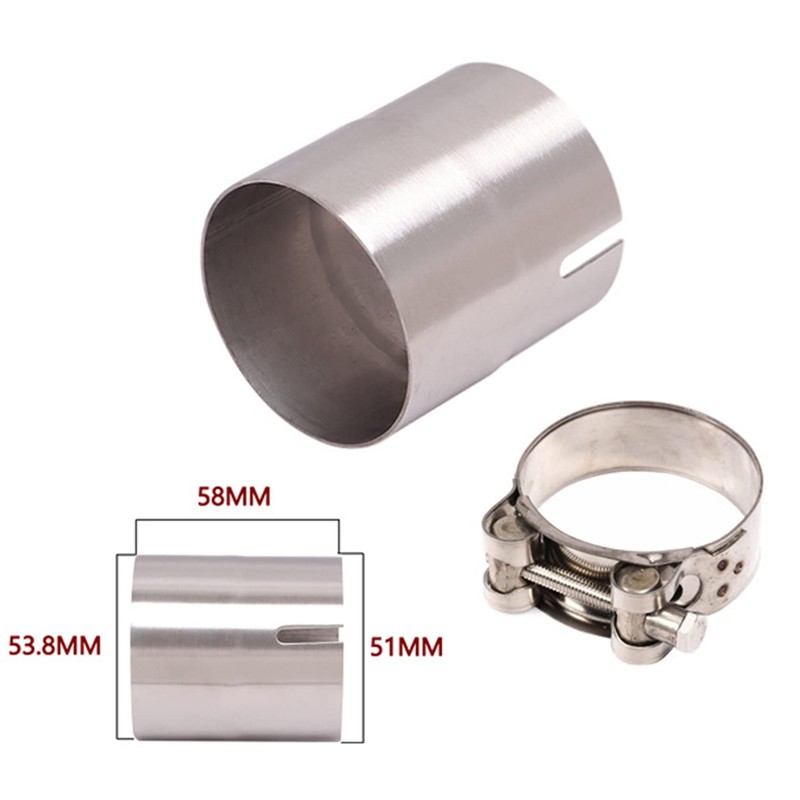jingfei 51mm to 54mm Motorcycle Exhaust Pipe Diameter Converter Motorcycle