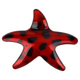 ANBALA Startfish Hair Clip Acetate Small Claw Clips Cute Beach Accessories for Women Girls Sea Star Hair Clip