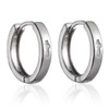 Cross Silver Hoop Earrings Men Women Huggie Earrings Hoops Y2k