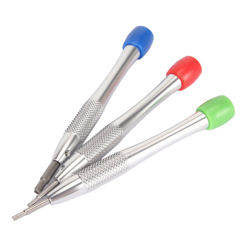 3pcs Watch Screwdriver Set Movement Stud Balance Watches Repair Tool