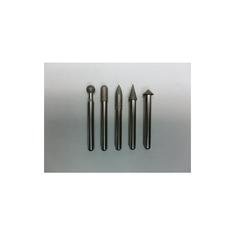 TRUSCO (トラスコ) Diamond Bar, 6mm Shaft, 5-Piece Set T6-S5