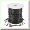 ArtisanPapa Black Waxed Polyester Cord - High-Quality 90 Yards 2mm