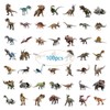 Pack of 100 Funny Dinosaur Stickers Set, Cute Dinosaur Stickers,