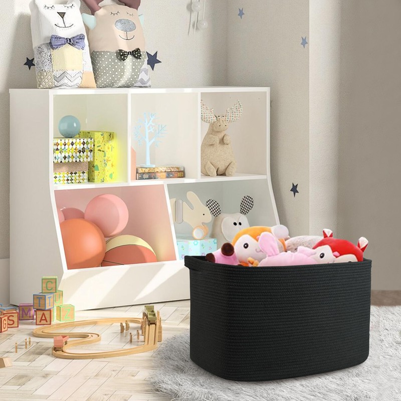 MEGASKET Extra Large Rectangle Storage Basket, 23.6" x 17" x