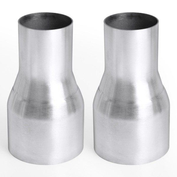 Tongze 2.25" to 3" Exhaust Pipe Adapter, 126mm Length Stainless