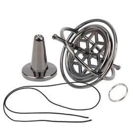 Haofy Metal Top, Compact Zine Alloy Gyroscope Stress Relief Fingertip Anti‑Gravity Decompression Toy