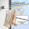 Retractable Clothesline with Adjustable 13.8 Ft Windproof Rope,Wall Mounted Clothes
