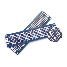2cm x 8cm Set of 5 Universal PCB Double Sided Tin Plated Lead Free PCB Circuit Board Universal Printed Circuit Board DIY Soldering Universal Prototyping Board Free Board Double-sided Free Board Rohs Electronic Craft