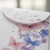 Sobres De Dinero, Decorados, Pequeños, Mariposas Celeste Celeste Mariposas Lila