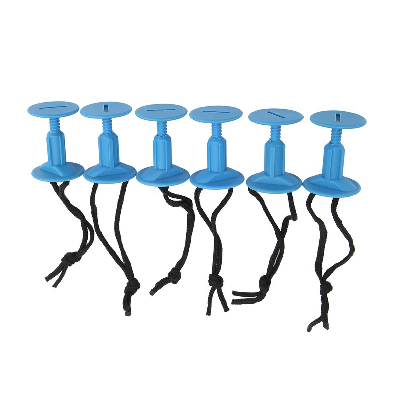 6Pcs Surf Board Leash Leg Rope Plug Nylon Plastic Surf
