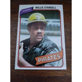 1980 Topps Willie Stargell ExMint or Better, No Creases