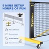 TYRSEN Pickleball Net Set - Pickleball Net on Wheels for