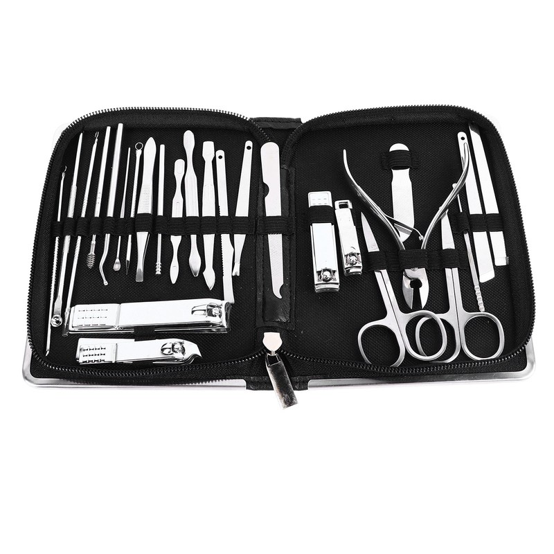 26Pcs Eyebrow Tweezers Manual Stainless Steel Rugged Versatile Lightweight Nail