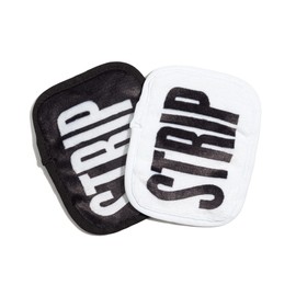STRIP MAKEUP - Reusable Cleansing Wipes Black/White - - 2-sided, sustainable, washable microfiber cloths - Pack of 7