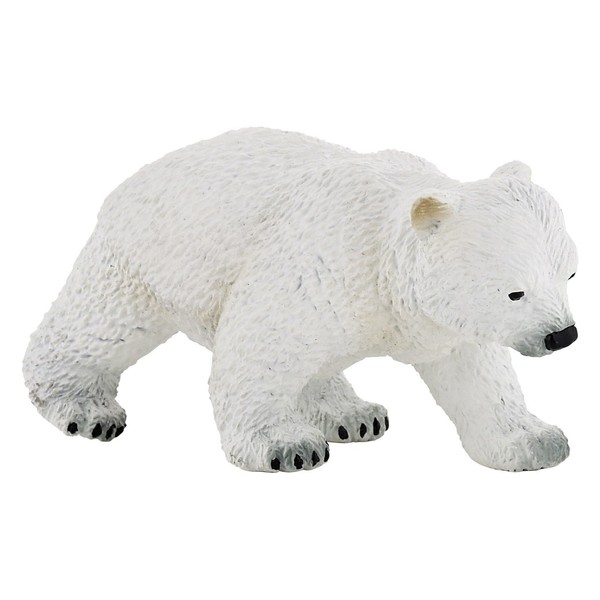 Papo WILD ANIMAL KINGDOM Figurine, 50145 Walking Polar Bear cub,