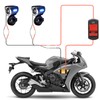 Motorcycle Driving Lights 120W Auxiliary Hi Lo 5-Mode Foglights Spotlights